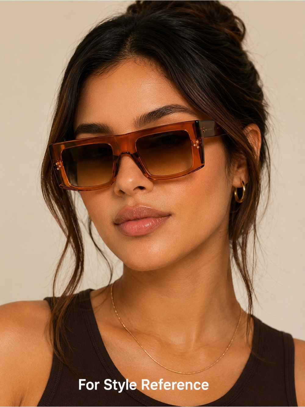 Fashion Nova Bold Amber Sunglasses